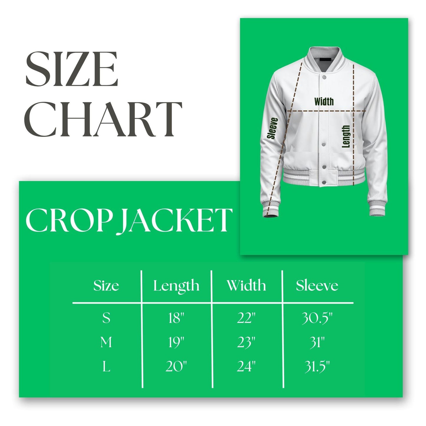 AKA Greek Apparel S Cropped Satin Varsity Jacket