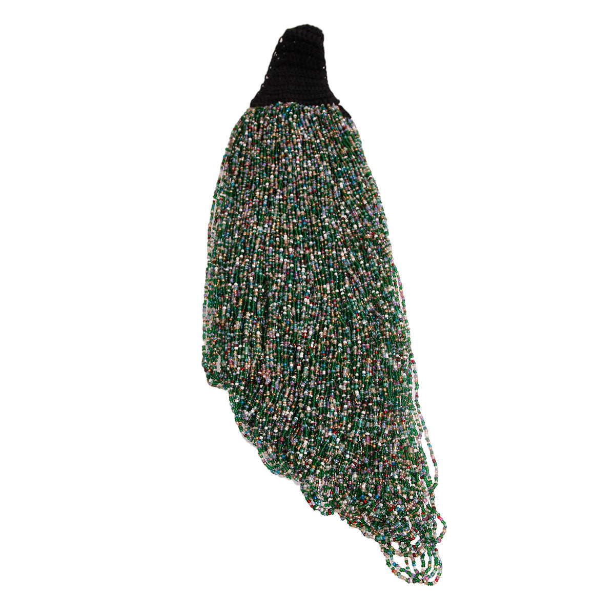 Mixed Green Sead Bead 100 Strand Necklace