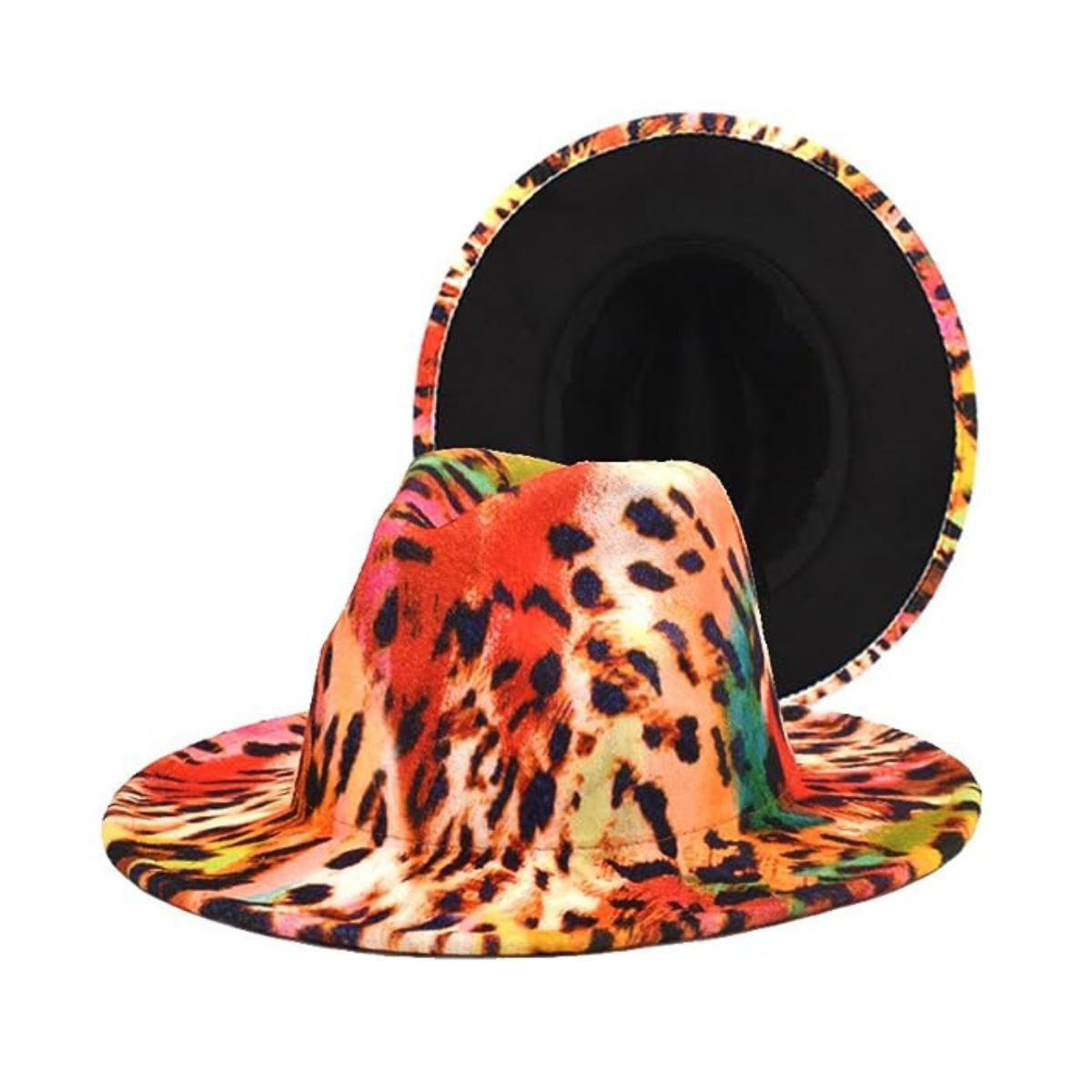 Rainbow Leopard Fedora