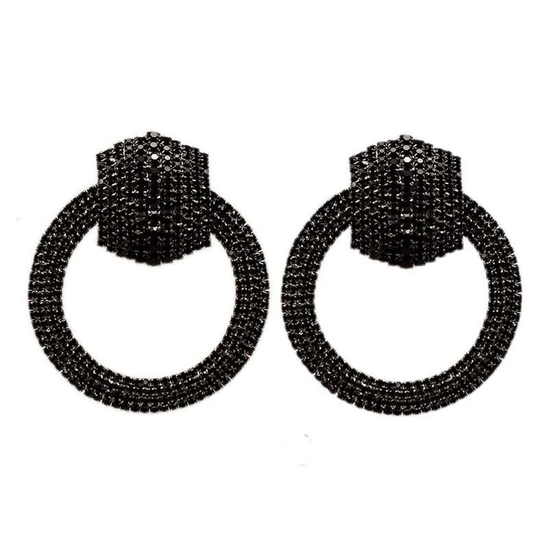 Bling Door Knocker earrings