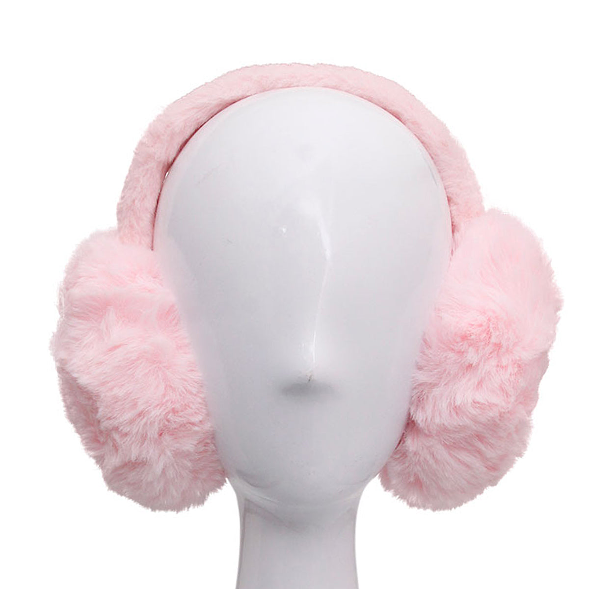 Super Soft Pink Fur Earmuffs