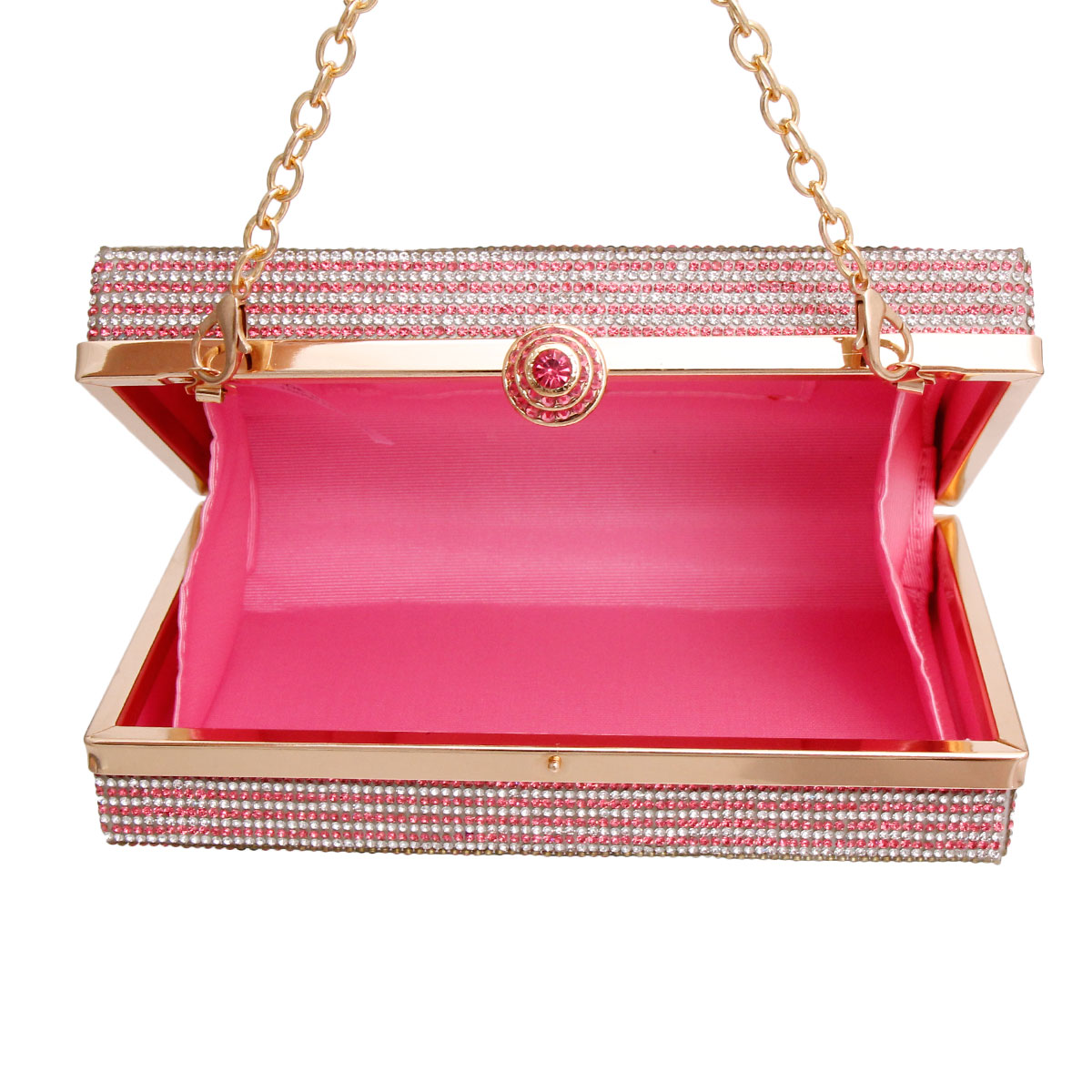 Pink Bling Fashion Girl Clutch