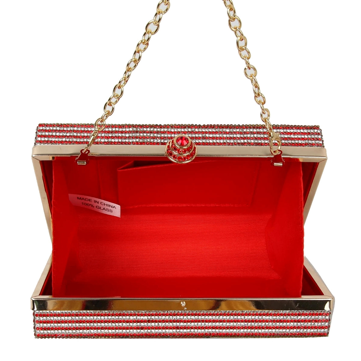 Red Bling Fashion Girl Clutch