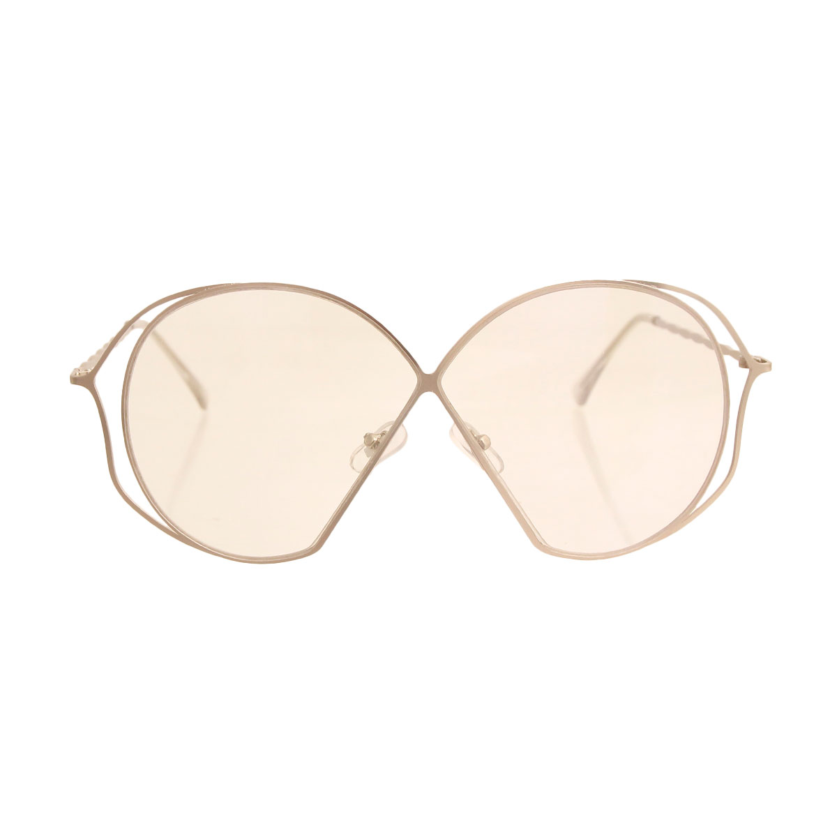Silver Clear Extended Edge Glasses