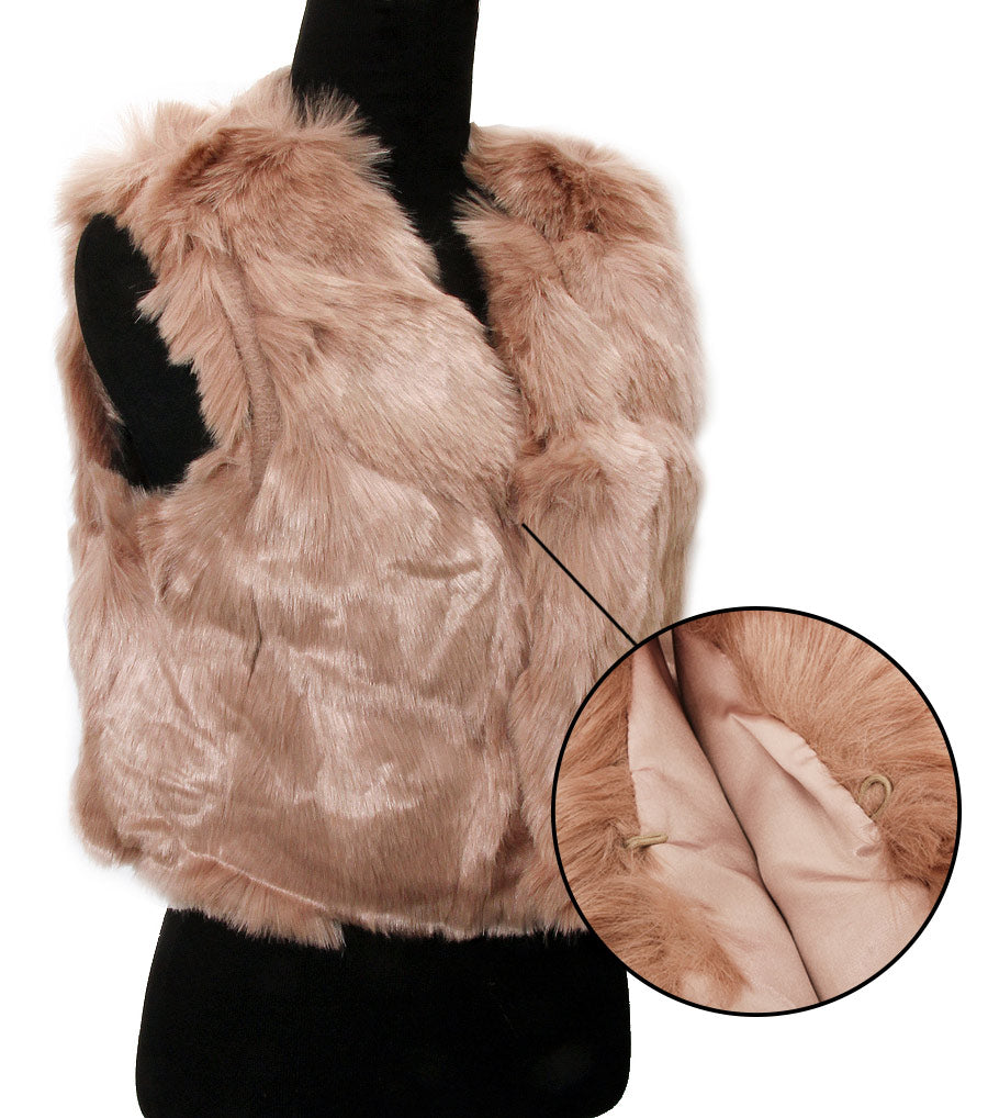 Faux Fur Short Vest