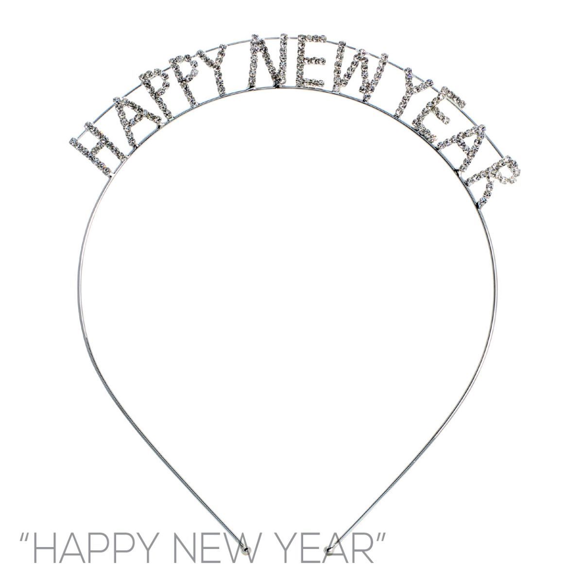 Silver HAPPY NEW YEAR Headband