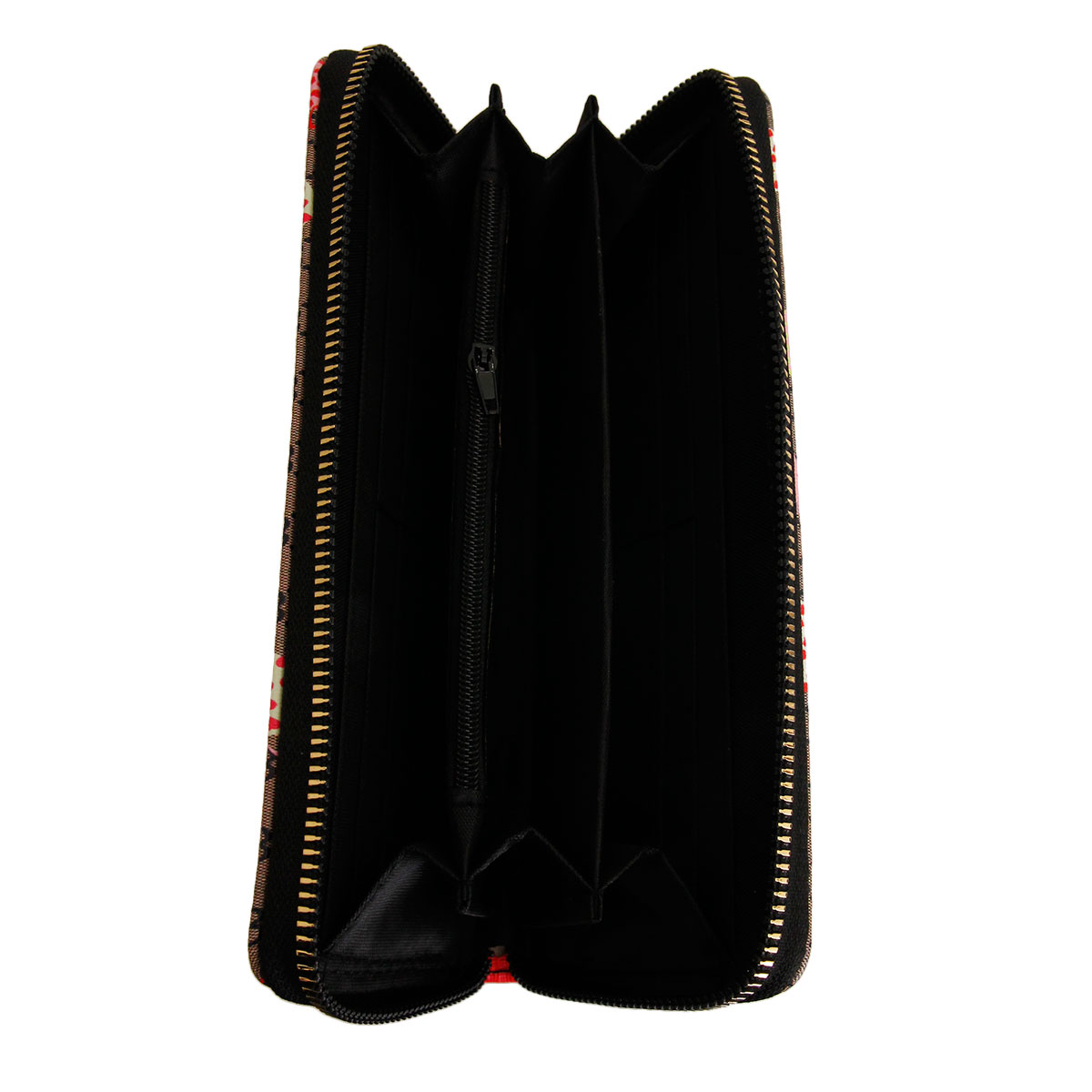 Brown Apple Designer Woven Wallet