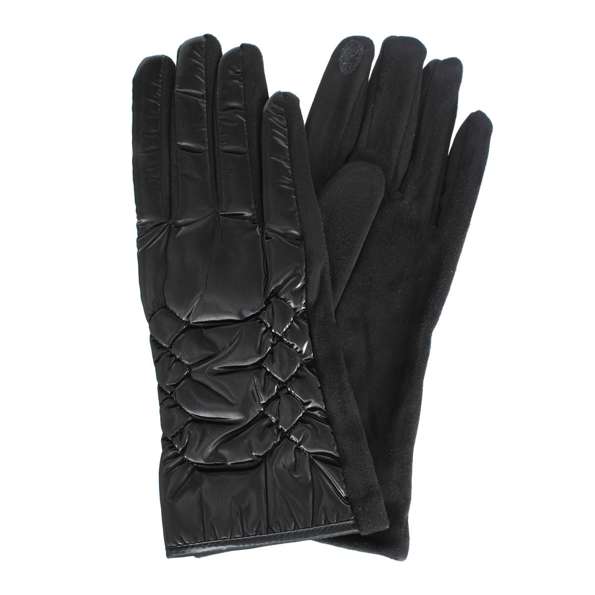 Gloves Black Puffer Winter Gloves for Women