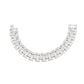 Iced Silver Watch Band Chain Bracelet