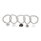 Silver Ball Bead Black Girl Magic Charm Bracelets