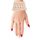 Pearl Harmony: Cream Stretch 5 Bracelet Ensemble