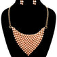 Pink Beads Necklace Set