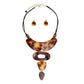 Necklace Leopard Curved Drop Collar for Women