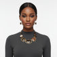 Collar Wild Marbled Leopard Artful Necklace Women