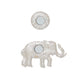 Brooch Multicolor Tribal Elephant Magnetic Pin