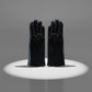 Blue Navy Cross Wavy Touchscreen Winter Gloves