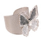 Rigid Metal Gray Butterfly Cuff