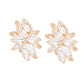 Clip On Gold Marquise Medium Earrings for Women