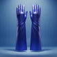 Royal Blue Metallic Formal Long Gloves ZPB SGRHO