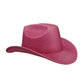 Cowboy Hat Fuchsia Glittery Rodeo Style for Women