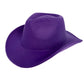 Cowboy Hat Purple Pinched Cowgirl Fashion Hat