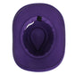 Cowboy Hat Purple Pinched Cowgirl Fashion Hat