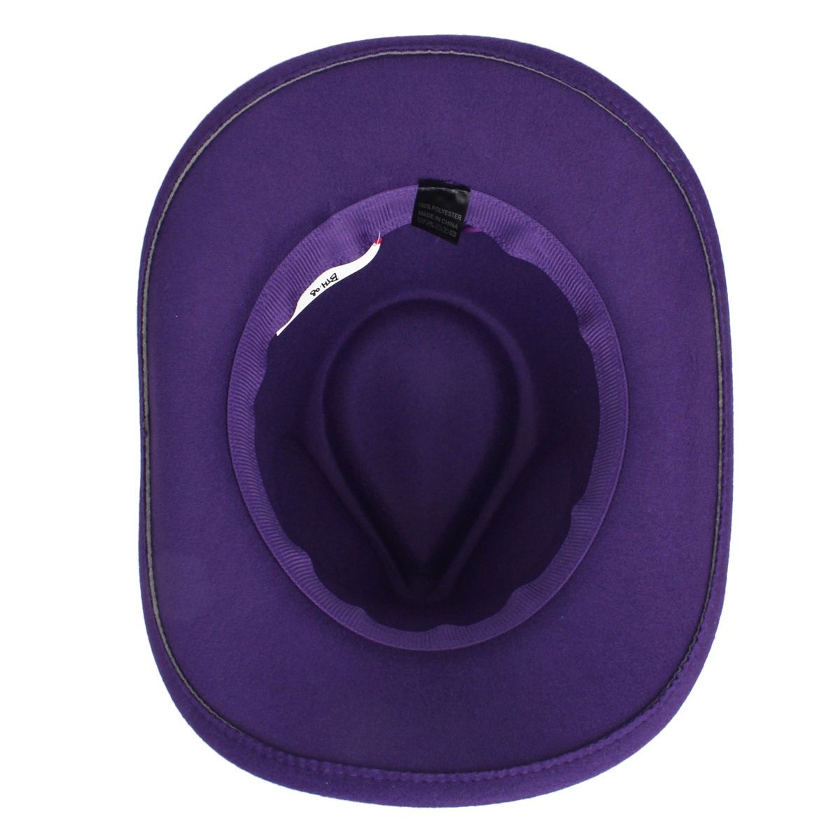 Cowboy Hat Purple Pinched Cowgirl Fashion Hat