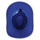 Cowboy Hat Royal Blue Pinched Cowgirl Fashion Hat