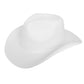 Cowboy Hat White Pinched Cowgirl Fashion Hat