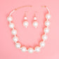 Necklace Cream Jumbo Pearls for Women