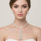 Tassel Pendant White Pearl with Silver Necklace