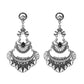 Metal Drop Burnished Earrings