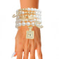 Cream Pearl No. 5 Boutique Charm Bracelets