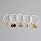 Cream Black Queen Bracelets