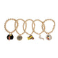 Gold Black Queen Bracelets
