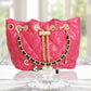 Mini Bucket Red Quilted Parisian Lux Charm Bag