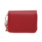 DST Sorority Red Tassel Keychain Zipper Wallet