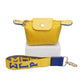 SGRHO Soror Yellow Nylon Wristlet Strap Mini Pouch