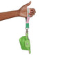 AKA Sorority Green Nylon Wristlet Strap Mini Pouch