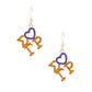SGRHO Greek Heartfelt Pride Bling Fish Hooks