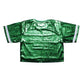 Jersey AKA Green White Sequin GAME DAY Crop Top