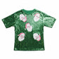 Jersey Santa Approved Green Sequin Xmas Shirt