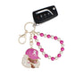 Breast Cancer Supportive Sister Gold Keychain Clip