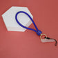 Rhinestone Phone Wrist Strap Blue Bling Accessory