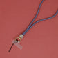 Rhinestone Long Phone Strap Purple Bling Lanyard