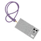 Rhinestone Long Phone Strap Purple Bling Lanyard