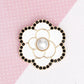 Brooch White Camellia Flower Gold Pin for Women