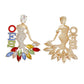 OES Sorority Elegant Dress Woman Gold Brooch
