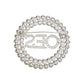 OES Sorority Round Multicolor Pearl Brooch Pin