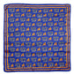 SGRHO Dark Blue and Yellow Poodle Square Scarf
